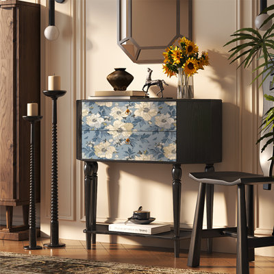 Retro Minimalist Console Table