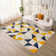 Abstract Machine Printed Area Rug