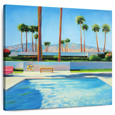 Piscine Gillard vide à Palm Springs