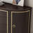 Dark Walnut Solid Wood Half-circle Console Table-1467593724-1467593725