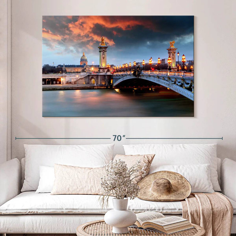 Lilie Pont Alexandre III, 34" H x 51" W