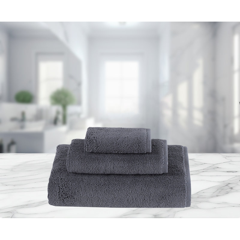  Ensemble de serviettes en coton Lerins, Granite