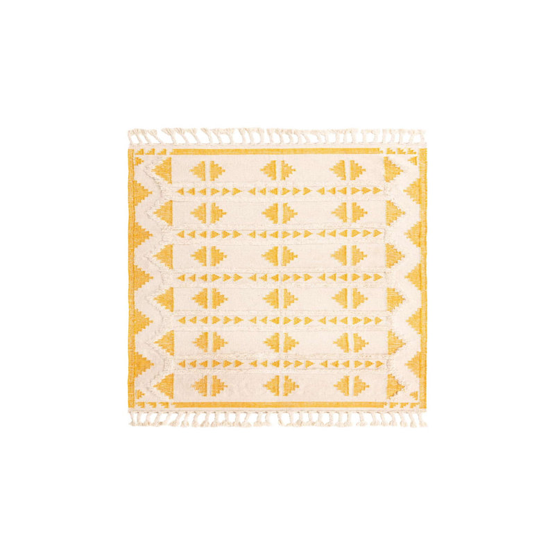 Faver Performance Wool Geometric Indoor Rug, Rectangle 6'1" x 9'