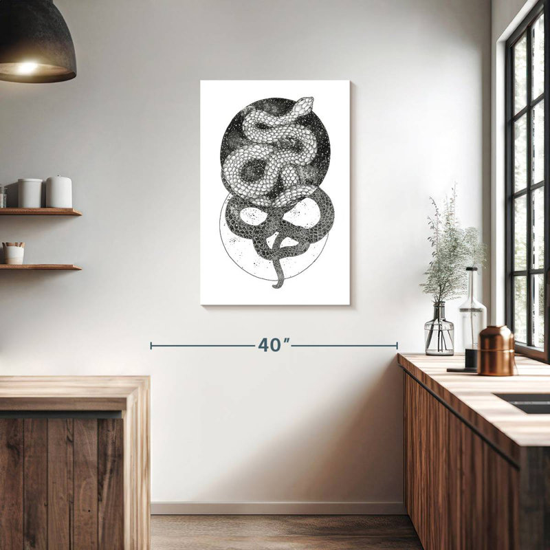 Brampt Good And Evil, 36" H x 24" W