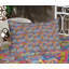 Multicolore drap-housse et coussin décoratif Ambesonne-106787509