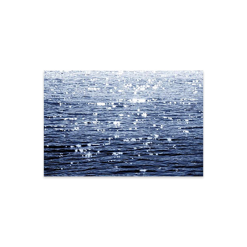 Sunlit Sea Indigo par Maggie Olsen - impression non encadrée, H 16 po x l 24 po x P 0,25 po