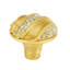 WALDORF KNOB; CLEAR CRYSTAL MUSEUM GOLD FINISH-36291373