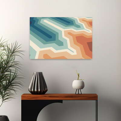 Funky Geo I, art contemporain abstrait