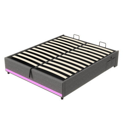 Upholstered Ottoman Storage Bed