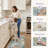 Modern Floral Anti Fatigue Memory Foam Kitchen Mat-538201344