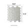 Samba 10.5" x 11.5" Glass Hexagon Mosaic Tile