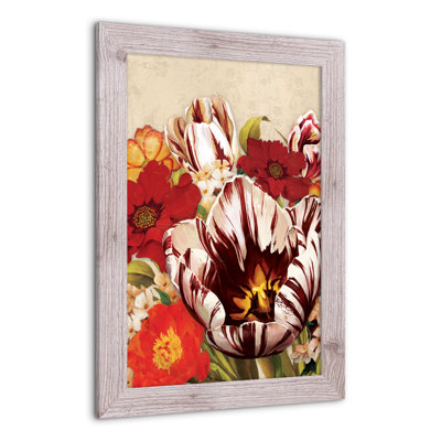 Red Bouquet, reproduction encadrée