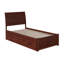 Lit plateforme en bois massif avec pied de lit Lundy-87940220-87940218