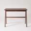 Bureau d'ordinateur 100% bois d'hévéa massif, bureau d'écriture rétro en noyer avec tiroir, structure robuste en A, table d'étude de bureau à domicile standard de 39,37 po x 21,65 po, 0,71 po d'épaisseur