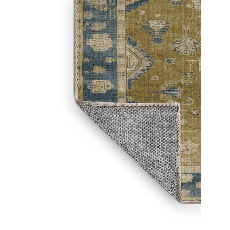 Tapis brun lavable à la machine, Rectangle 2 pi x 4 pi