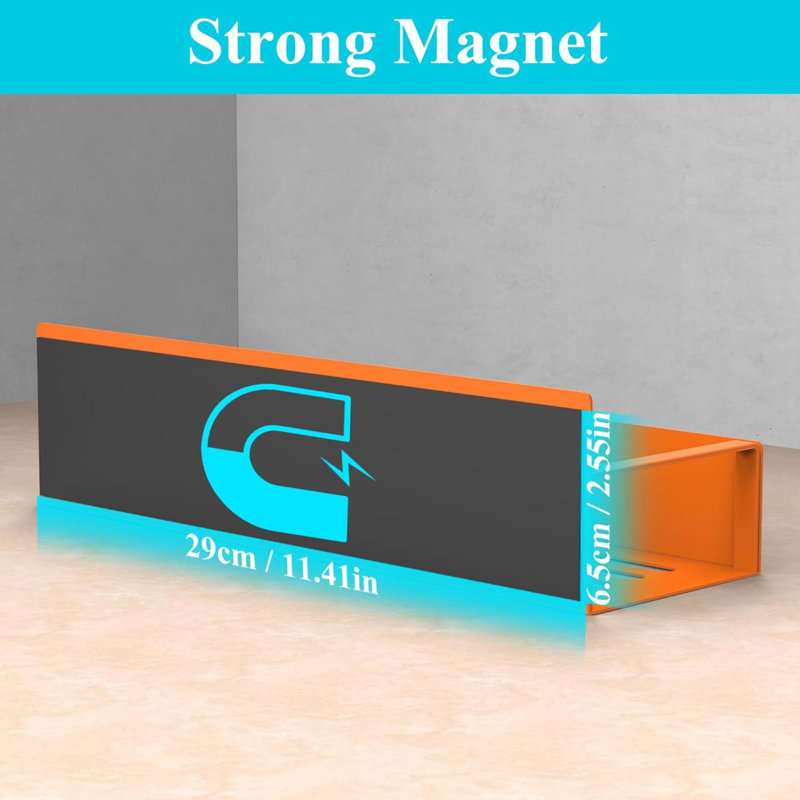 Wall Mounted Required Spice Rack, Orange