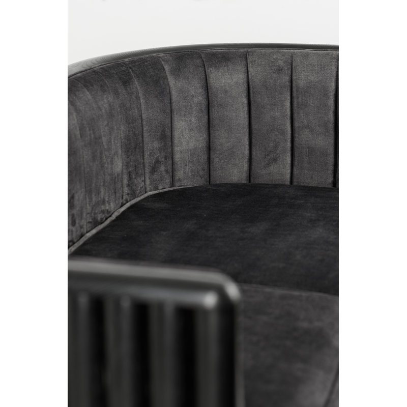 Alton Loveseat, Gray, Black