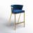 Berenice 26.5" Height Brass Stainless Steel Barstool-1107753771