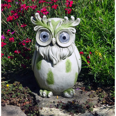 Saffo Bird Weather Resistant Plastic Garden Statue