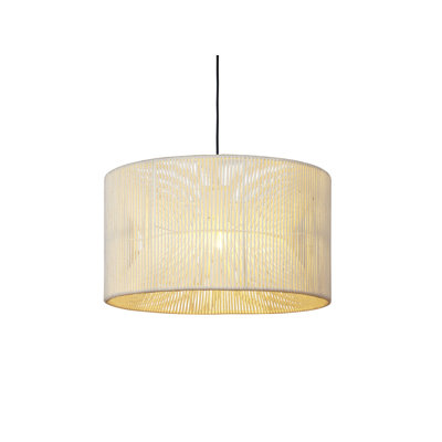 Torney 1 - Light White Drum Pendant
