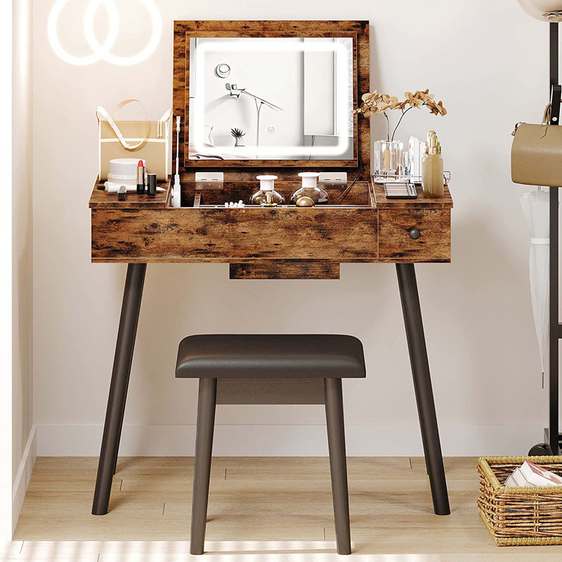 Faxan Vanity, Vintage Brown