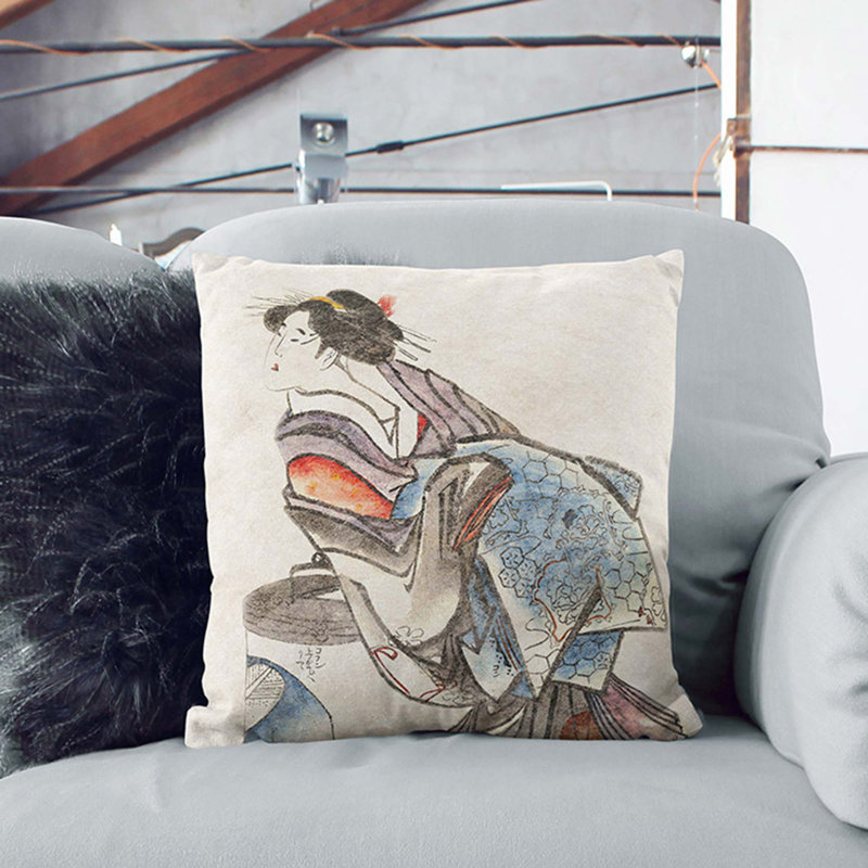 Square Cushion, 40cm H x 40cm W x 15cm D