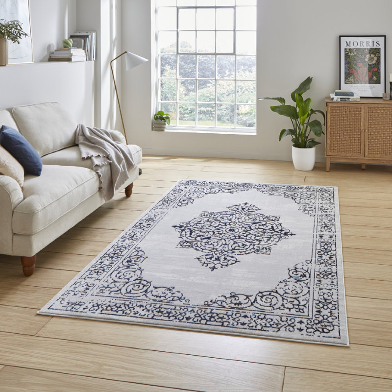 Artemis Artemis area rug Machine Woven Rectangle Blue, Rectangle 80 x 150cm