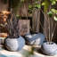 Vase de table en ciment bleu-1674142643