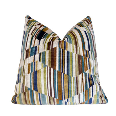 Spectrum Velvet Throw Pillow Cover