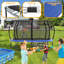 Trampoline d'extérieur 12 pi pour enfants avec filet de sécurité-110442517