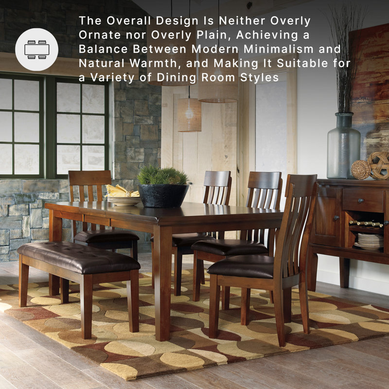 Rebecca Extendable Solid Wood Base Dining Table