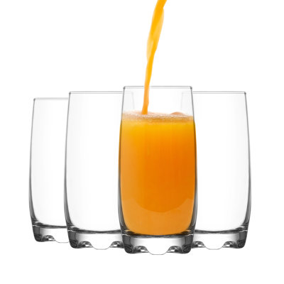 Ensemble de 4 flûtes à champagne en verre sans pied Lav