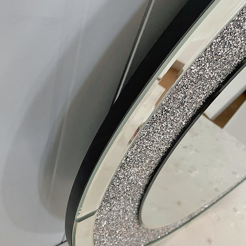 Miroir rond en cristal 33,46 "(85cm)