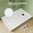 48" x 32" White Shower Base with Drain Assembly and Drain Cover Included, Non-slip Shower Pan-100782565