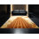Tapis beige moelleux doux et moelleux à motif de tours de champagne de couleur Nyack - reliure beige