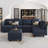Tomario 6- Piece Upholstered L-Shaped Modular Sectional With Storage-70570218