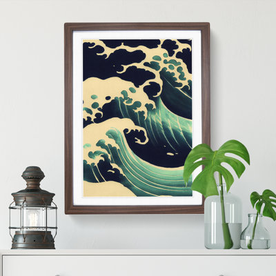Awesome Japanese Wave - Single Picture Frame Painting