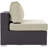 Convene Armless Patio Chair with Cushions-752805570