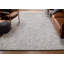 Naturals Hand Tufted Geometric Area Rug in Ivory/Gray-731405842