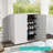 Outdoor 34.3"W x 36.2"H Plastic Vertical Storage Shed With One Shelf-55204847