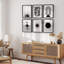Art mural encadré, ensemble de galerie, collage, soleil minimaliste, dessin au trait géométrique, décoration moderne pour salon, chambre à coucher, bureau-116662403-116662407