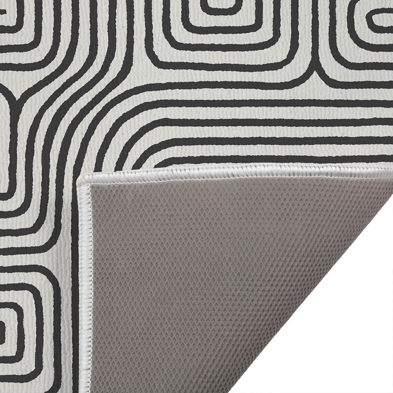 Tapis de toilette rectangulaire absorbant et antidérapant Timeless Walk