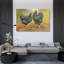 ArtDirect Wright, Lewis Gallery Wrapped Canvas Art Titled: Chickens: Plymouth Rocks-103102600