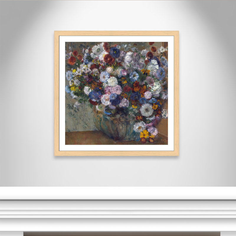 «A Vase of Flowers» par Edgar Degas, Naturel, H 37,5 po x l 37,5 po