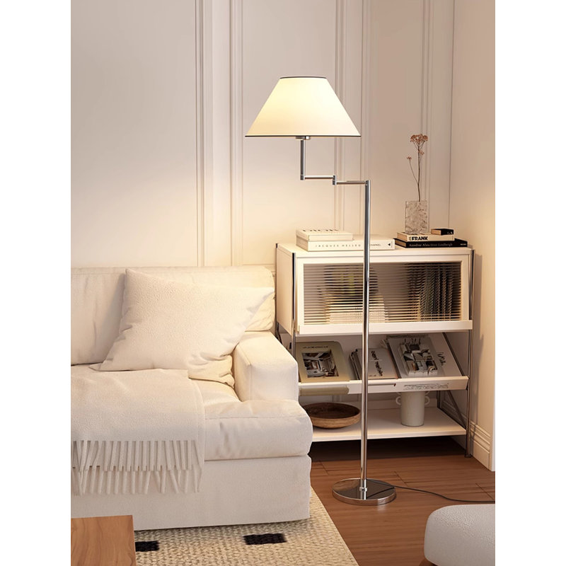 Nordic Style Iron and Fabric Floor Lamp