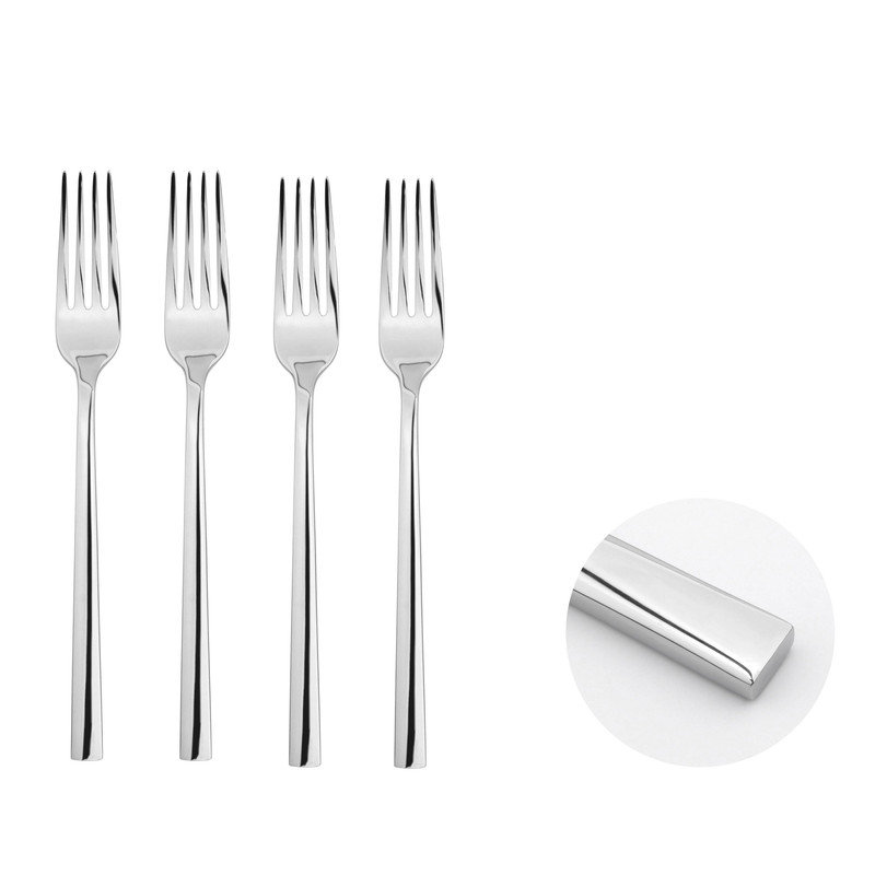 Cutlery Sets Stainless Steel 18/8 Fork 4pc Set Catering Flat