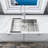 KBFmore Bowl Stainless Steel Kitchen Sink with Accessories-98228058-98228051