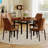 Dining Table Set, Round Table With 4 Dining Chairs For Dining Room