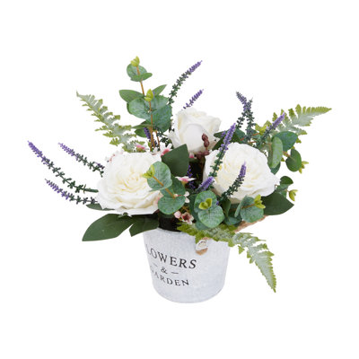 Rose Arrangement in Planter