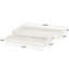 Marble Decor Tray with Raised Border Set-77319399-77319398